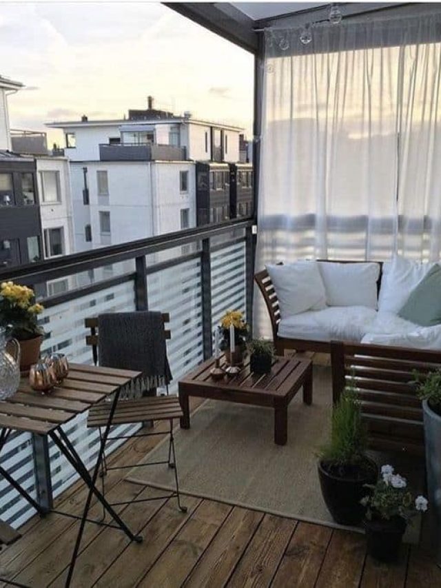 apartment balcony curtains for privacy