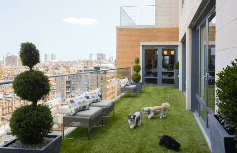 artificial grass ideas for balcony