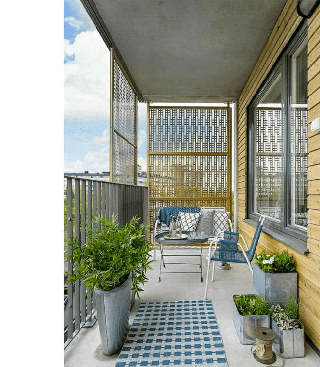 Apartment Patio Balcony Privacy Screen Patio Ideas