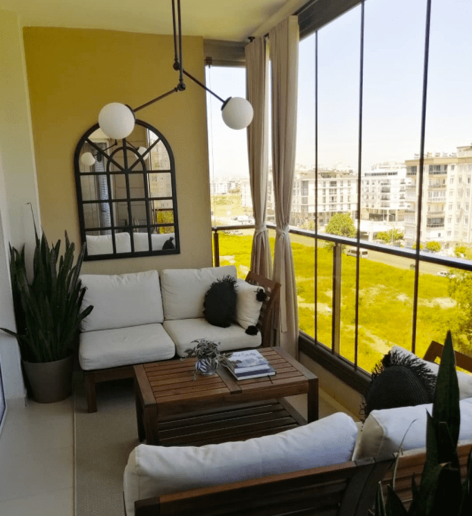 Apartment Ideas Balcony Enclosure