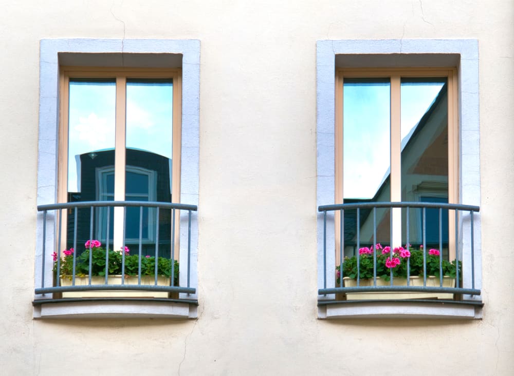 modern traditional juliet balcony