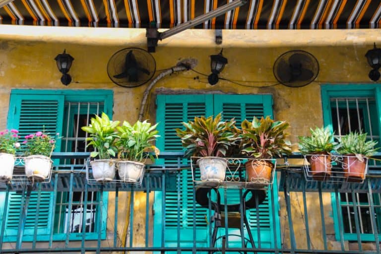 How to Overly Secure Planter Baskets to Balcony Railings