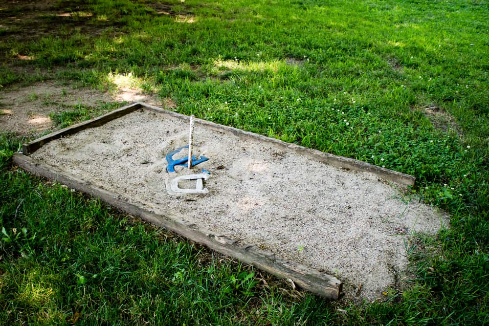 dog potty with sand