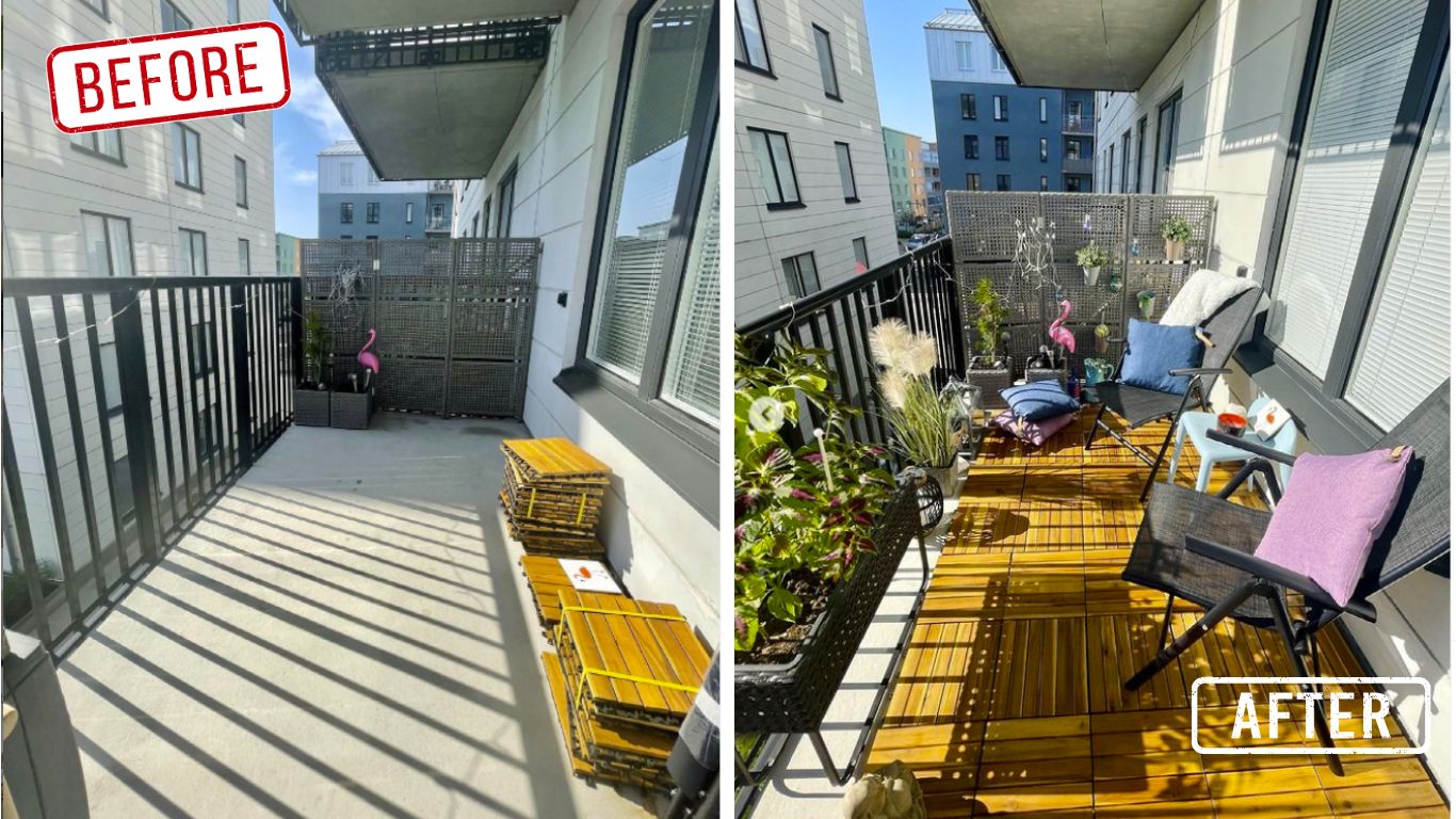 Balcony Makeovers: Before and After - Balcony Boss